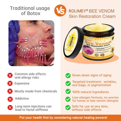 👨‍⚕️ Rolimey® Bee venom Pro Comprehensive Cream —Tightening for Skin Types 🔥